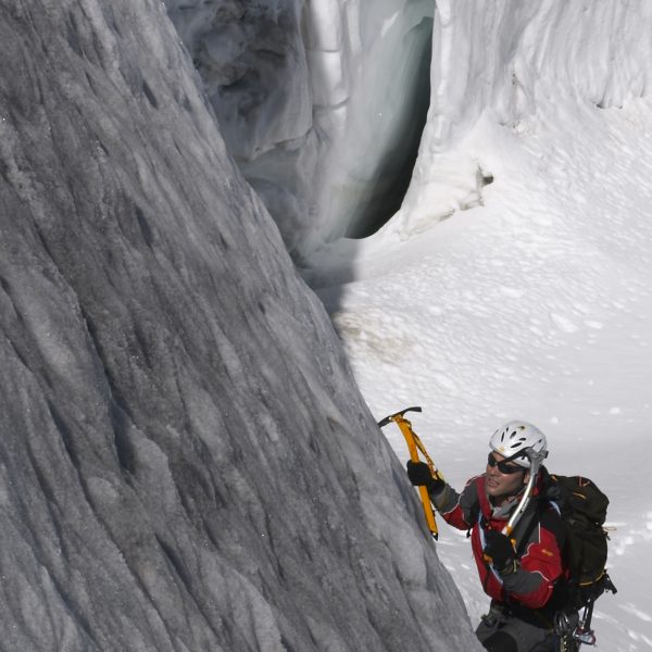 Dr. Kocholl in der Petersen Nordwand