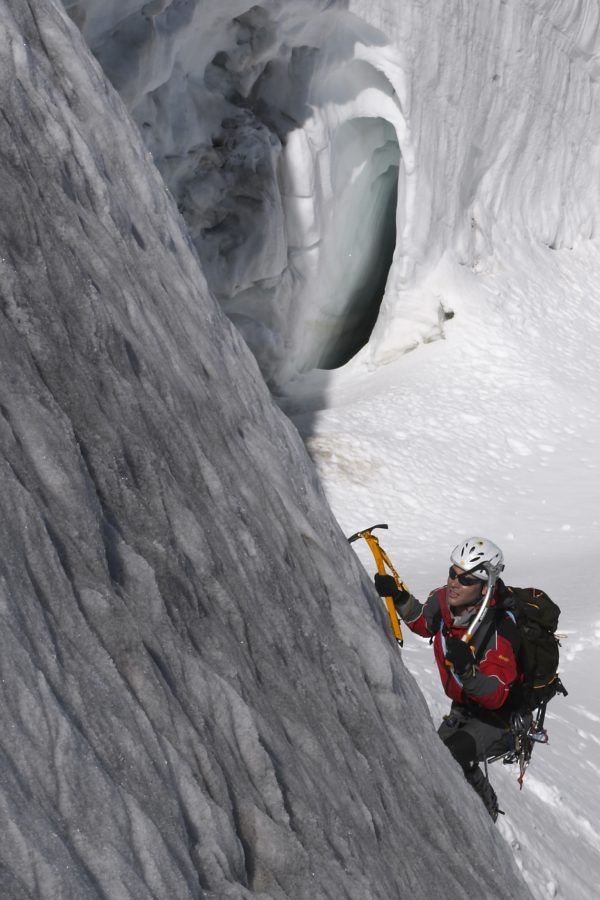 Dr. Kocholl in der Petersen Nordwand